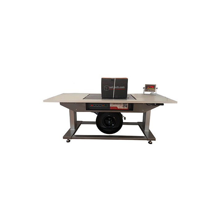 Mesa con correa STEP Ergo con escala incorporada y altura ajustable