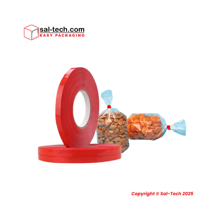 Cinta PVC Roja 240 | 12mm x 66m Cinta de embalaje – Sal-Tech