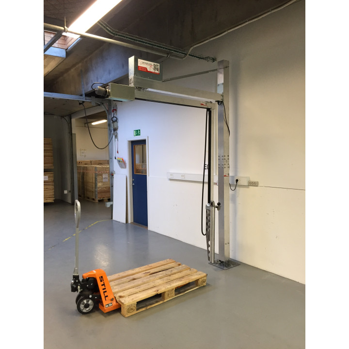 E3 Wrap 2100 Semi-Automatic Pallet Wrapper with Height Sensor